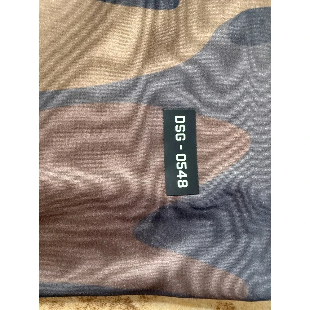ASRV DSG-0548 Camo Neck Gaiter Brown Tactical Training Face Shield Mask